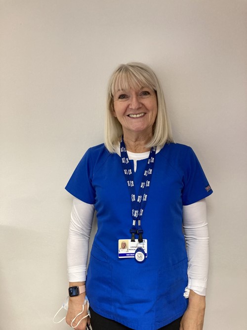 Mrs Lindsay Donald, a member of staff at Camphill Medical Practice.