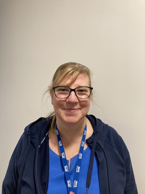Mrs Lynne Craig, a member of staff at Camphill Medical Practice.