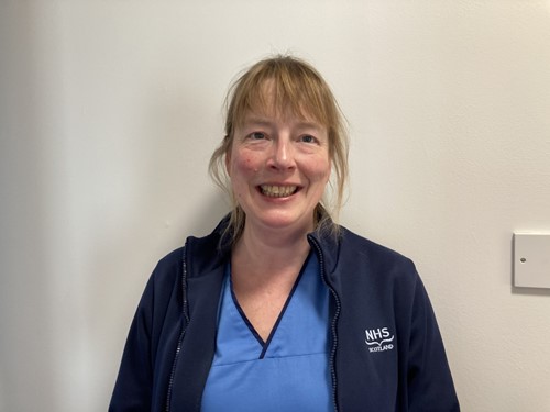 Ms Lesley Adams, a member of staff at Camphill Medical Practice.